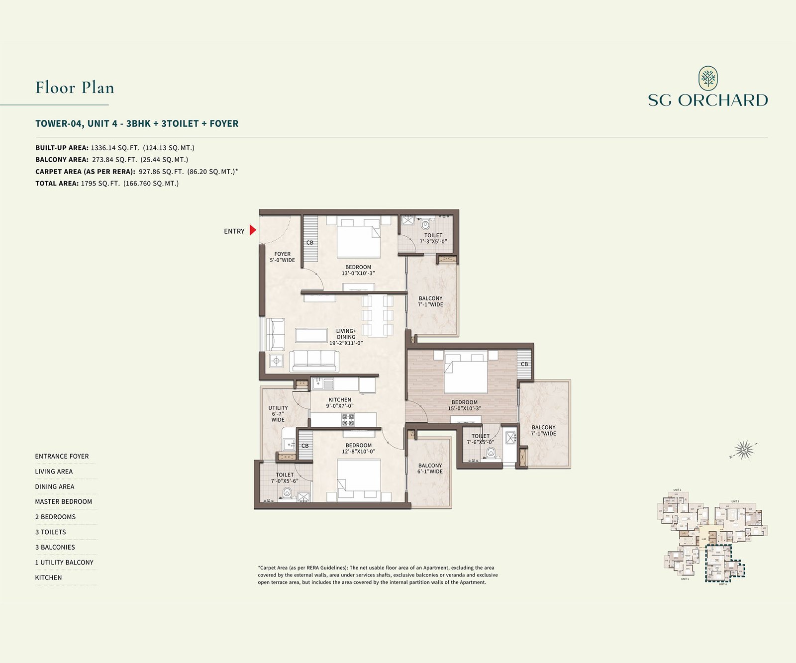 Tower 04 Unit 4 floor plan