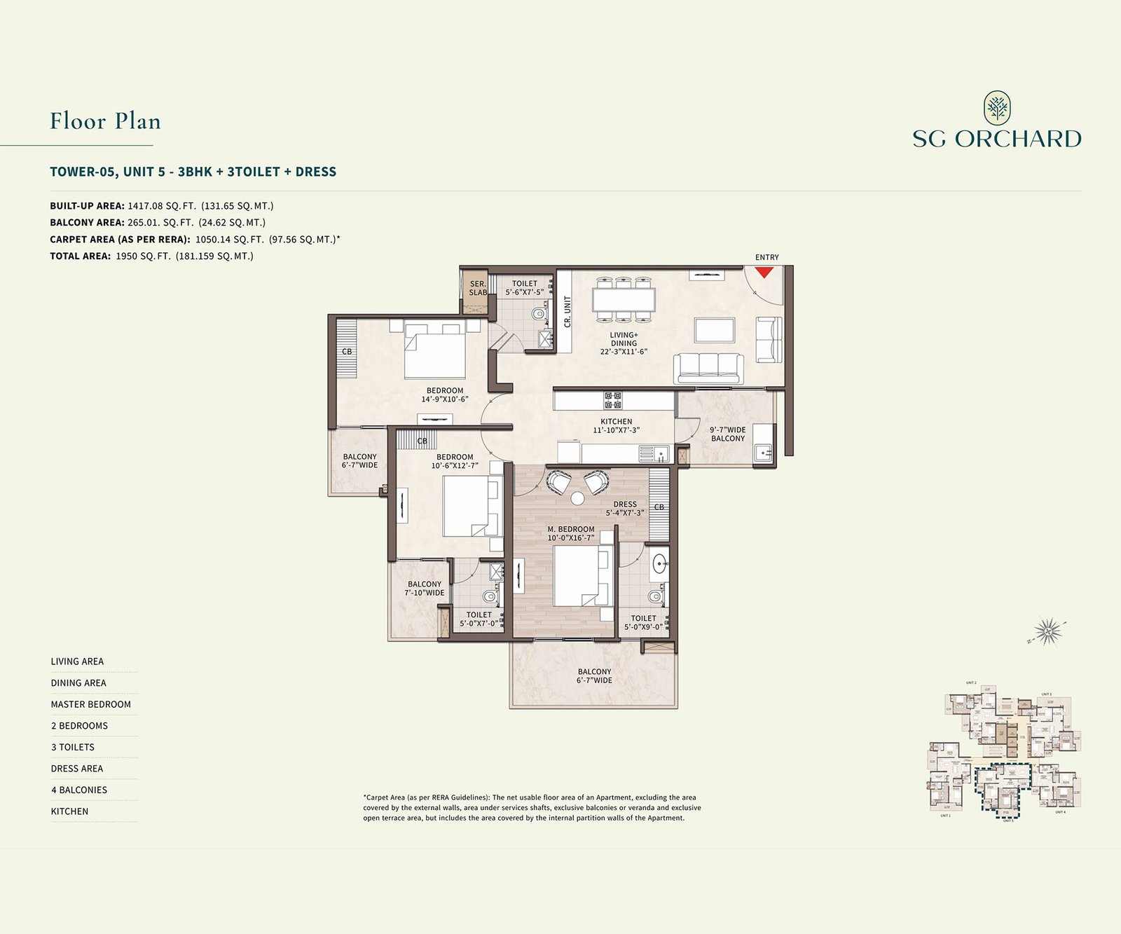 Tower 05 Unit 5 floor plan